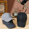 Ball Caps Wool Baseball Cap For Man 2023 Extra Large Winter Men Plush Velvet Hats Male Snapback Hat Dad