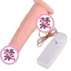 Massagegeräte Sexspielzeug Sex S Vibrator Super groß und dicker Imitation Penis Saugnapfbecher Weiche Analstecker Weiblich