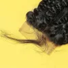 Perruques en dentelle 4x4 5x5 fermeture cheveux humains avec bébé vague profonde brésilien Remy partie libre/partie moyenne 230106