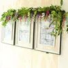 Decorative Flowers A63I 2Pcs 7Ft/Pcs Artificial Wisteria Vine Flower Garland Rattan Hanging For Outdoor Ceremony