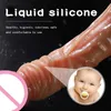 Masseur de jouets sexuels massageur adulte de pénis réaliste manche en silicone mâle mâle de silicone couverture de bite réutilisable éjaculation retardée