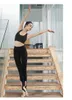 Intimo elasticizzato e modellante da donna Set da yoga Abbigliamento fitness da danza Donna Palestra Allenamento sportivo Conjunto Deportivo Mujer Quick Dry Dimagrante Due pezzi