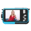 Underwater Camera 30MP Image Resolution Waterproof Digital For Camping