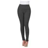 Jeans pour femmes Denim pour femmes Plus Taille Taille haute Soild Bulifting Pantalon à la cheville Vintage Teen Girl