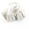 1000pcs 24*15mm 925 Silver DIY Handwritten Price Tag Rectangular Label Jewelry Ring Necklace With String With Cotton Rope