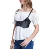 Belts 2023 Women'S 3-Color Elastic PU Waist Seal With Adjustable Sling Sexy Style Multi-Function Summer Fashion Corset