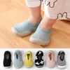 First Walkers Shallow Mouth Born Shoes Baby Indoor Non-slip Socks Toddler Soft Rubber Bottom Floor