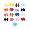 Аксессуары для волос 1PEECE Симпатичные детские шпильки девочки Grosgrain Ribbon Bow Clips Clips Boutique Headware Kids