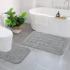 2 szt. Dywaniki do kąpieli Zestaw maty toaletowe myjne dywany bez poślizgu miękkie maty konturu