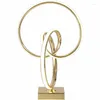 Tischlampen Art Curve Ins individuelle romantische Luxus-Goldlampe Fernbedienung Mädchen Kinderzimmer Schlafzimmer Nachttisch Arbeitsschrank Schreibtischlampe