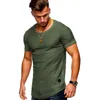 Herren-T-Shirts, Sommer, Rundhalsausschnitt, schlank, solide, kurzärmelig, gestreift, plissiert, Raglan-Oberteil 230110