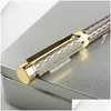 Fountain Pens 120 Metallic Grey Pen 0,5 Nib Beauty Tree Tekstura