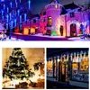 Cordes lumières de vacances 30 cm/50 cm pluie de météores Led guirlandes de rue décorations d'arbre de noël en plein air fête de mariage décor de jardin