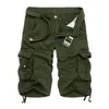 Men's Shorts Mens Military Cargo Brand Army Camouflage Tactical Men Cotton Loose Work Casual Short Pants Plus Size 230130
