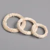 Decorative Flowers DIY Crafts Natural Rattan Wreaths White Indonesian Vine For Christmas KIMA88