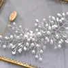 Headpieces HP84 Rhinestone Silver Brudtillbehör Bröllop hår vinstockar smycken tiara huvudbonader