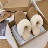 Womens Tazz Pantoufles Fur Slides Classic Ultra Mini Platform Boot Tasman Slip -On Les Petites Suede Wool Blend Comfort Winter Designer tn