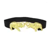 Belts Gold Elephant Boxle Belt Women's Women's Design Design Design Coat Corset Girdle Goth Retro Simple Propositile مرنة مرنة