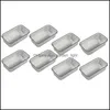 Bakgebakgereedschap 8 stks aluminium legering Loaf Tin rechthoekige antangebrood Mod Pans Keuken eetbar benodigdheden drop levering home dhqlg