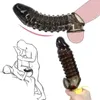 Zabawki seksualne masażer penis rękaw wielokrotnego użytku elastyczne rozszerzenie rozszerzającego szczeliny