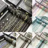 Geschenkwikkeling 10 Rolls/Set Stationery Supplies Washi Tape Scrapbook Paper Sticker Maskering Diy Decoratieve lijm