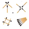 Makeup Brushes Woman 10Pcs/Lot Bamboo Handle Facial Mask Brush Face Beauty Drop Delivery Health Tools Accessories Dh7Qw