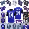 Maillots de football Maillots de football TCU Horned Frogs Maillot de football NCAA College Andy Dalton LaDainian Tomlinson Max Duggan Kendre Miller Jamoi Hodge Brown