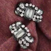 Cavigliere 2pcs signore fai da te strass scarpa clip fibbia gioielli