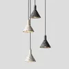 Подвесные лампы Американская промышленная терраццо лампа ретро чертаж Nordic Creative Light Restaurant Restaurant Loom Bar Lighting Hang