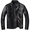 Jackets de motocicletas de couro de couro falso de couro masculino