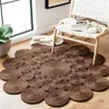 Carpets Rug Natural Jute Vintage Reversible Carpet Modern Look Rugs And For Home Living Room