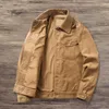 Men's Jackets High Quality 2023 Men's Winter Plus Jacket Corduroy Tooling Casual Parka Korean Fashion Solid Color Cotton