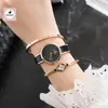 Orologi da polso Moda Orologio da polso da donna nero Orologio da polso da donna semplice blu Orologio da regalo femminile elegante e casual Set da 3 pezzi Marchio Zonmfei