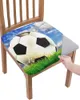 Chair Covers Football Sky Clouds Grass Soccer Seat Cushion Stretch Dining Cover Slipcovers For Home El Banquet Living Room