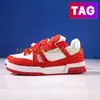 Sneaker Sneaker Fritidsskor plattform Präglat läder franska sneakers Kultur Mångsidig Board Shoe TPR Latex Herr Kvinnor utomhus blågrön svart jeanssneakers