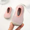 Pierwsze spacerowiczów płytkie buty do ust jamy ustnej Baby Hal indoor Socks Toddler Soft Guma dolna podłoga