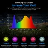 Crxsunny 480W Samsung LM281B LM301H ضوء النمو الطيف الكامل QB288 مصباح نمو للنباتات الداخلية مع 3000K 5000K 660NM IR UV