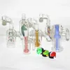 6 Styles Hookahs 45 Degree Ash Catchers For Glass Bong Dab Rig 14mm 18mm Joint Glass Reclaim Catcher Adapter