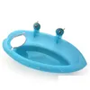 Autres fournitures pour oiseaux baignoire perroquet avec miroir cage pour animaux de compagnie bain douche boîte petits jouets livraison directe maison jardin Dhtuu