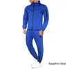 Męskie dresy 2023 Męskie Autum Casual Casual Casue Pantets Pants Suits Mężczyzna Slim Sportswear Fashion 2pcs Streetwear 2 sztuki zestawy