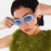 NEW Sunglasses Unisex Hip Hop Sun Glasses Cat Eye Anti-UV Spectacles Oval Lens Eyeglasses Simplity Ornamental