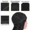 Koronkowe peruki proste bob ludzkie włosy z hukiem pełne maszynę Made Brazylian Remy for Black Woman 10 12 cali 230110