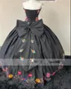 2023 Vestidos de noche bordados mexicanos modestos Ocasión especial formal Novia Corsé de satén Vestido de quinceañera con lazo trasero Dulce 1238 m