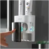 Набор аксессуаров для ванны Gesew Matic Tootaste Squeezer Mtifunction Dispenser Магнитный держатель зубной щетки аксессуары для ванной комнаты Drop D DH32L