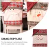 椅子はクリスマス装飾ホリデーサプライデスク折りたたみ可能なデザインフェスティバルフィッティングカップルの絶妙な外観の家の装飾