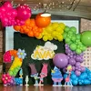 Other Decorative Stickers Rainbow Balloon Arch Garland Kit Multicolor Latex Ballons For Carnival Circus Theme Birthday Wedding Decor Baby Shower Party 230110