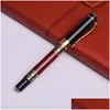 Fountain Pens Metal Pen Office Retro Sign 1.0Mm Nib Exquisite Gift Stationery Supplies Drop Delivery School Business Industrial Writi Dhpno