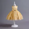 Kız Elbise Düğün için Çiçek Elbise Bebek 5-12 Yıl Doğum Günü Kıyafetleri Çocukların Kızlar İlk Cemaat Çocuk Partisi Wea