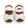 Eerste Walkers zomer 0-1 jaar oude babymeisjes sandalen zachte zool baby peuter slippers wieg schoenen