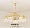 Chandeliers American Iron Chandelier Personality Living Room Light Retro Study Dining Crystal Creative Bedroom Hanging Lamp